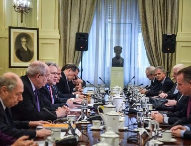Ολοκληρώθηκε η έκτακτη συνεδρίαση του Συμβουλίου Εθνικής Εξωτερικής Πολιτικής